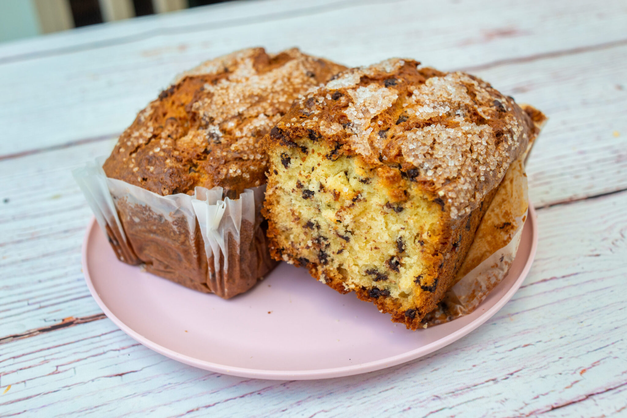 Chocolate Chip Loaf Cake Lochel's Bakery